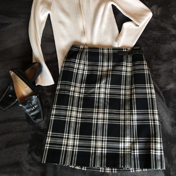 Charter Club Dresses & Skirts - Charter Club Black plaid skirt